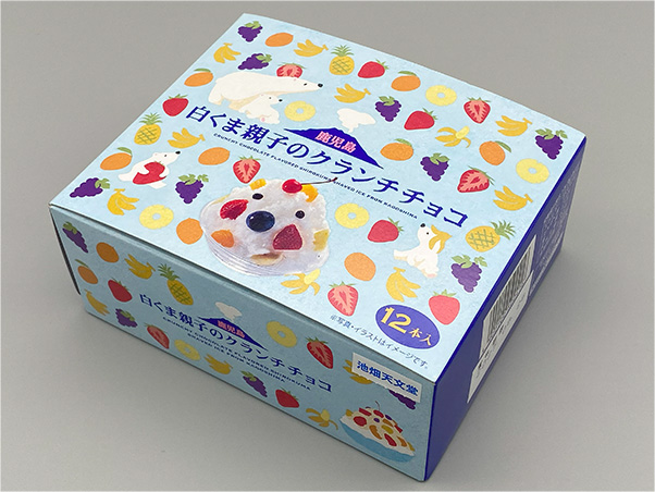 白くま親子のクランチチョコパッケージ画像01