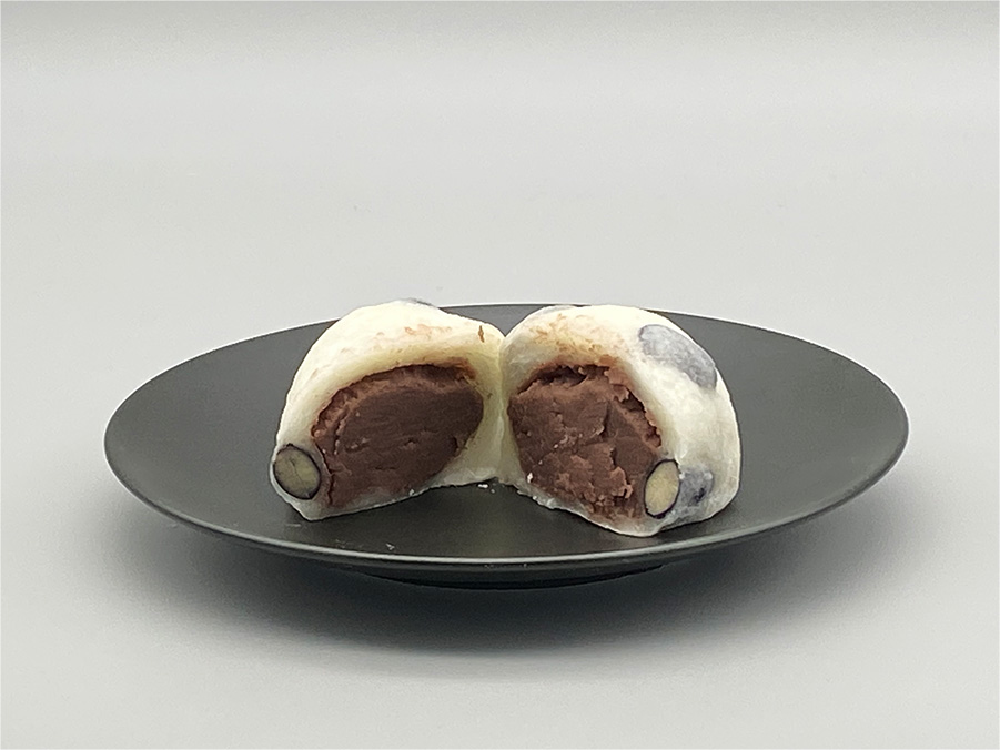 えにかいたもち 豆大福(断面)画像
