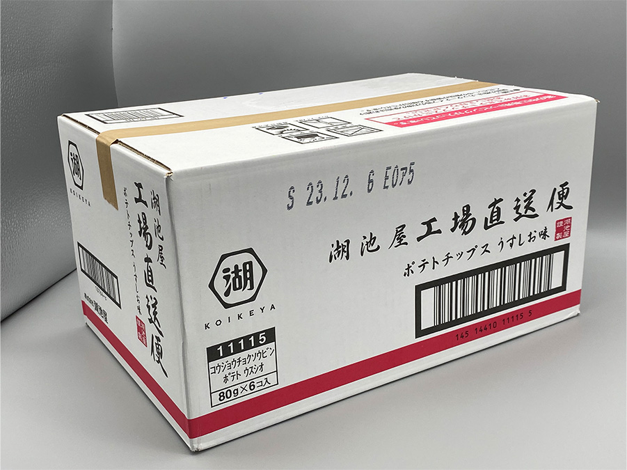 湖池屋の工場直送便　箱画像01